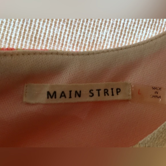 Boutique Gold and Peach Event Dress Size Large - Picture 3 of 4